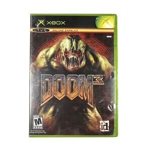 Doom 3 (Microsoft Xbox, 2005) Authentic, CIB, Tested